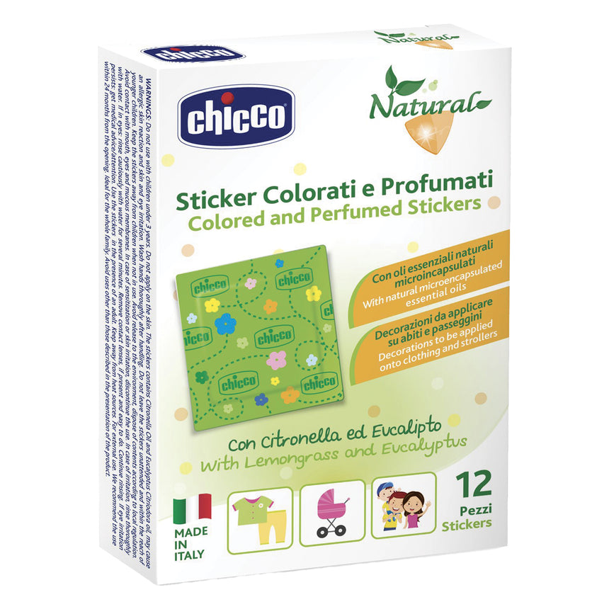 Chicco Cerotti antizanzare colorati e profumati 12 pz