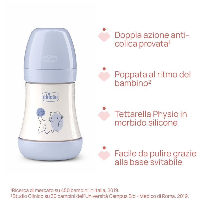 Chicco Biberon Anti-colica Perfect 5 +0 mesi Flusso Lento 150 ml