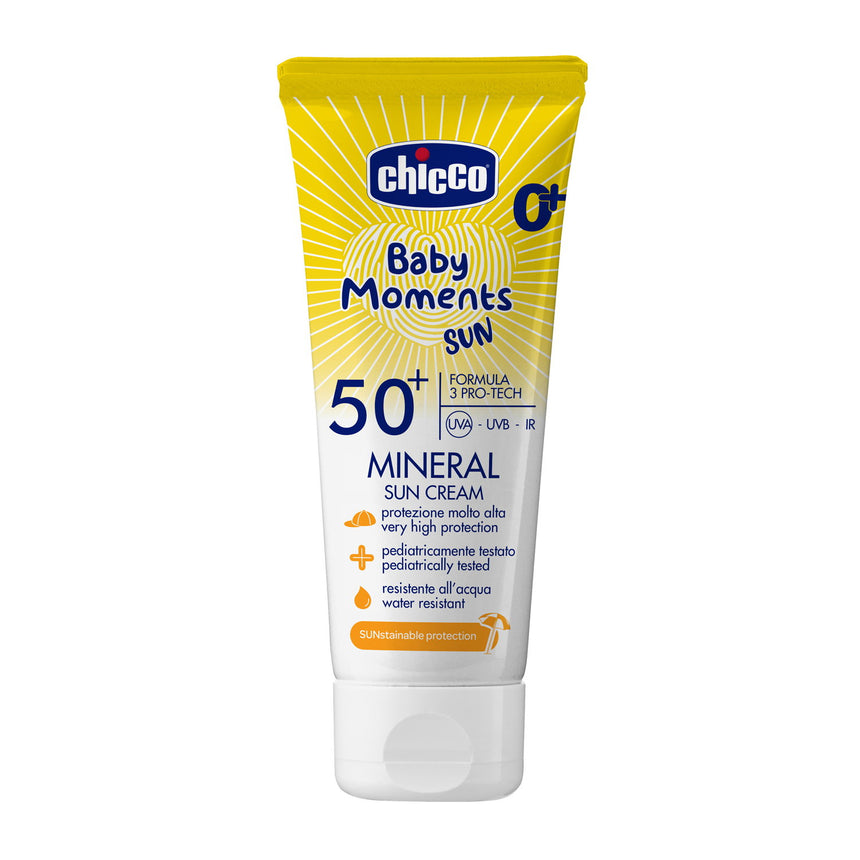 Chicco Crema Solare Mineral SPF 50+ Baby Moments Sun 75 ml