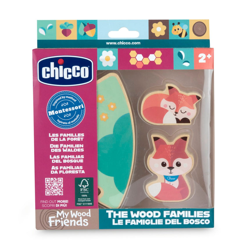 Chicco Set 2 Volpi Mamma My Wood Friends +24 mesi