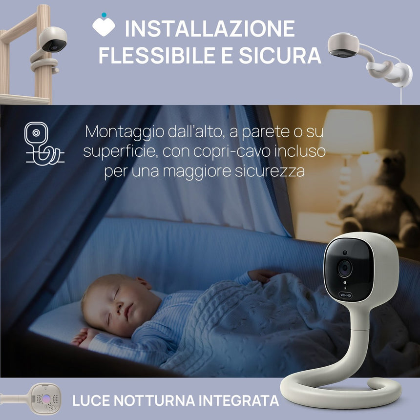 Chicco Baby Monitor Video Wi-Fi Smart AI