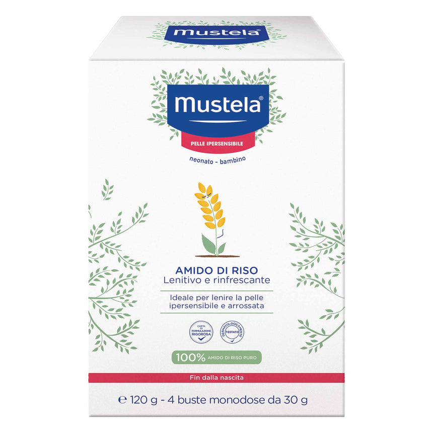Mustela Amido di Riso 120 g (4x30 g)