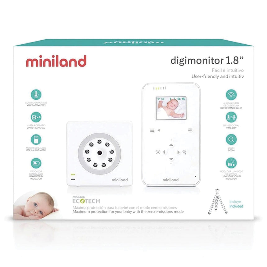 Miniland Baby Monitor Video Digimonitor 1.8"
