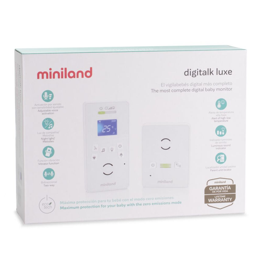 Miniland Baby Monitor Audio Digitalk Luxe