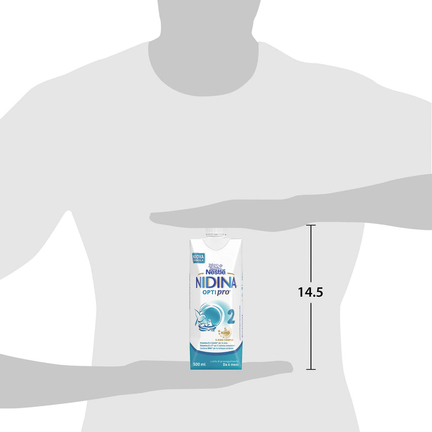 Nestlé Nidina Optipro Latte di Proseguimento 2 liquido 500 ml