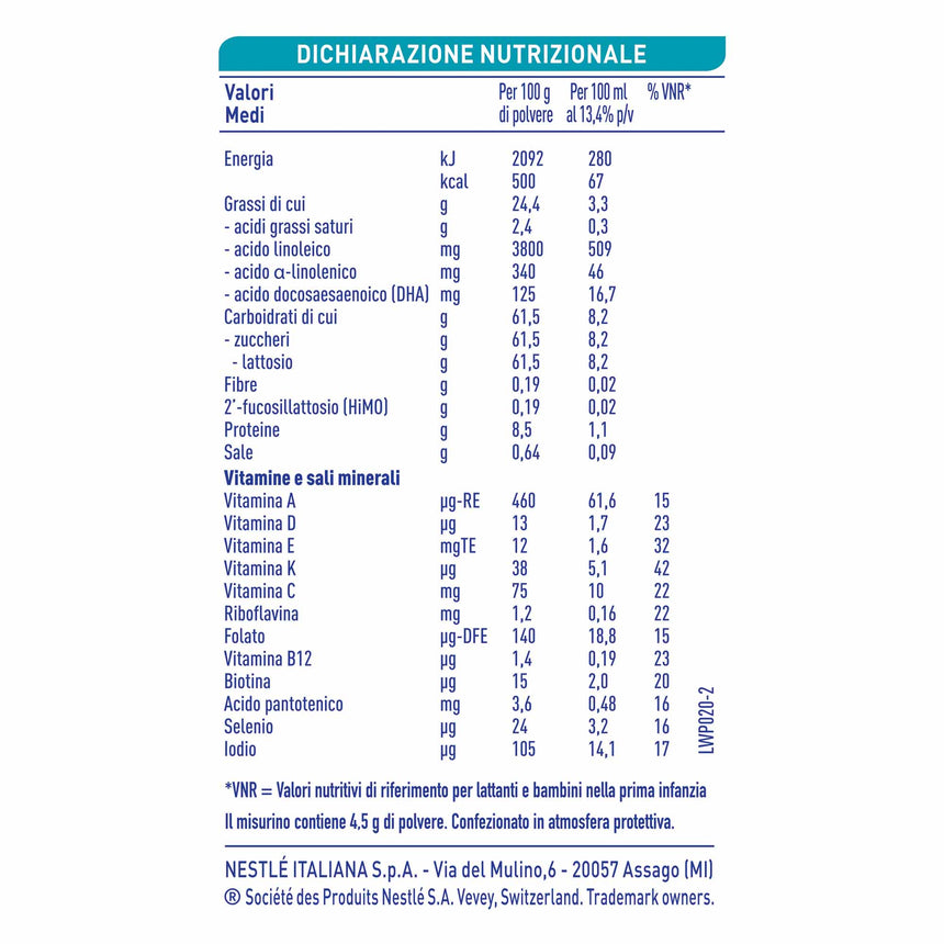 Nestlé Nidina Optipro Latte di Crescita 4 in polvere 800 g