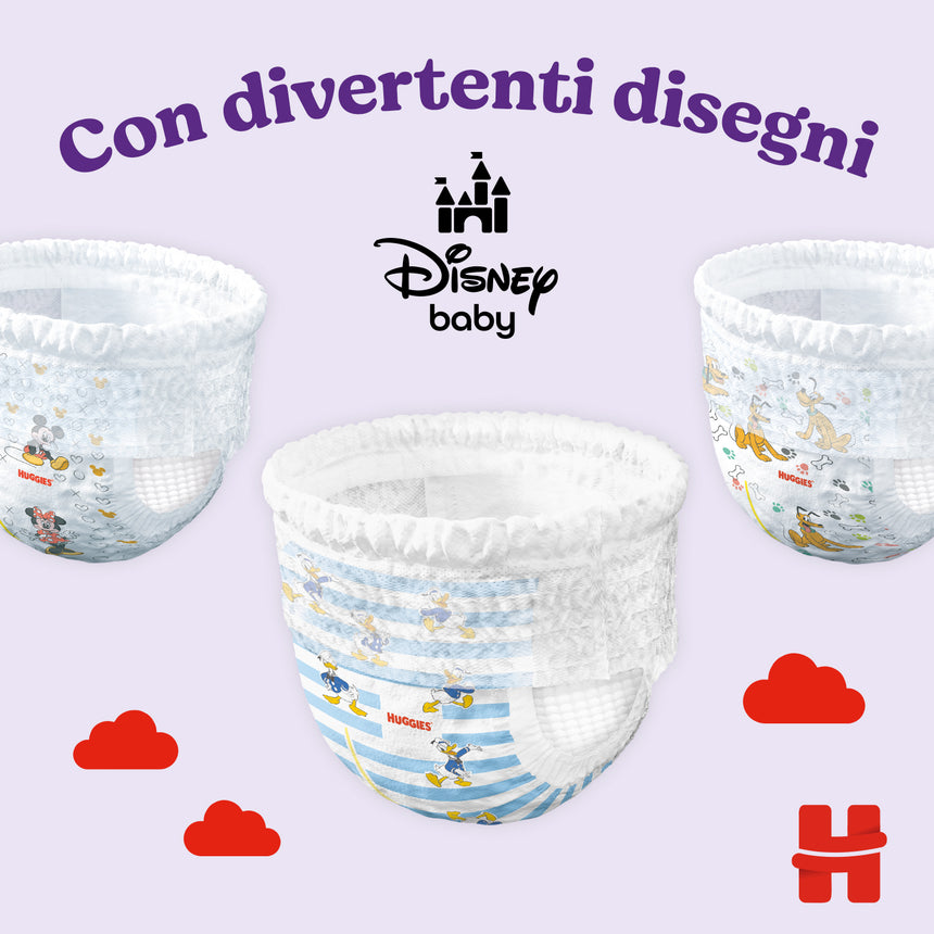 Huggies Mutandine Little Movers Taglia 4 (9-14 kg) Gigapack 120 pezzi