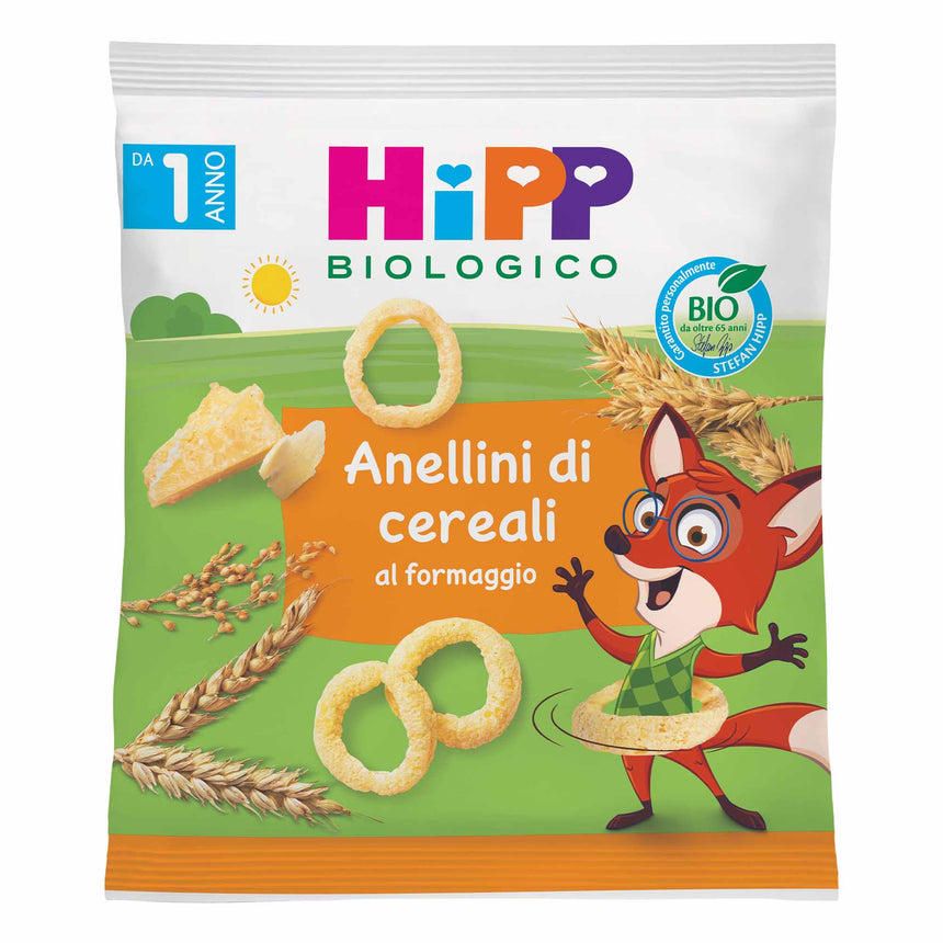 HiPP Anellini di Cereali al Formaggio Bio 25 g