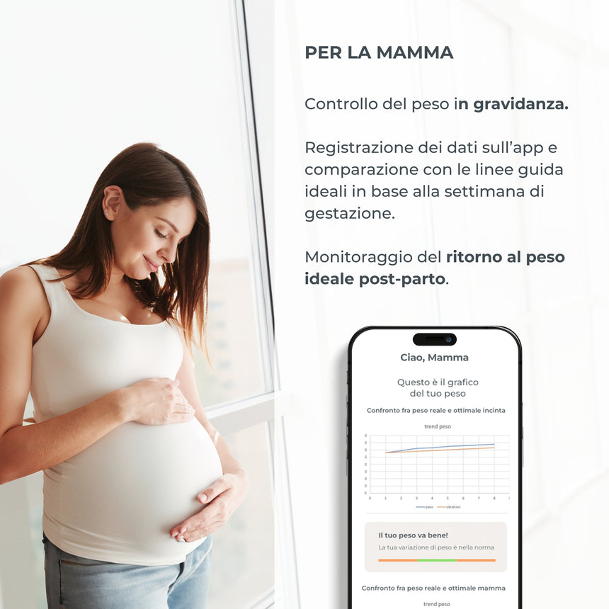 Nuvita Bilancia Smart Neonati e Gravidanza PrimiPesi Mum & Baby