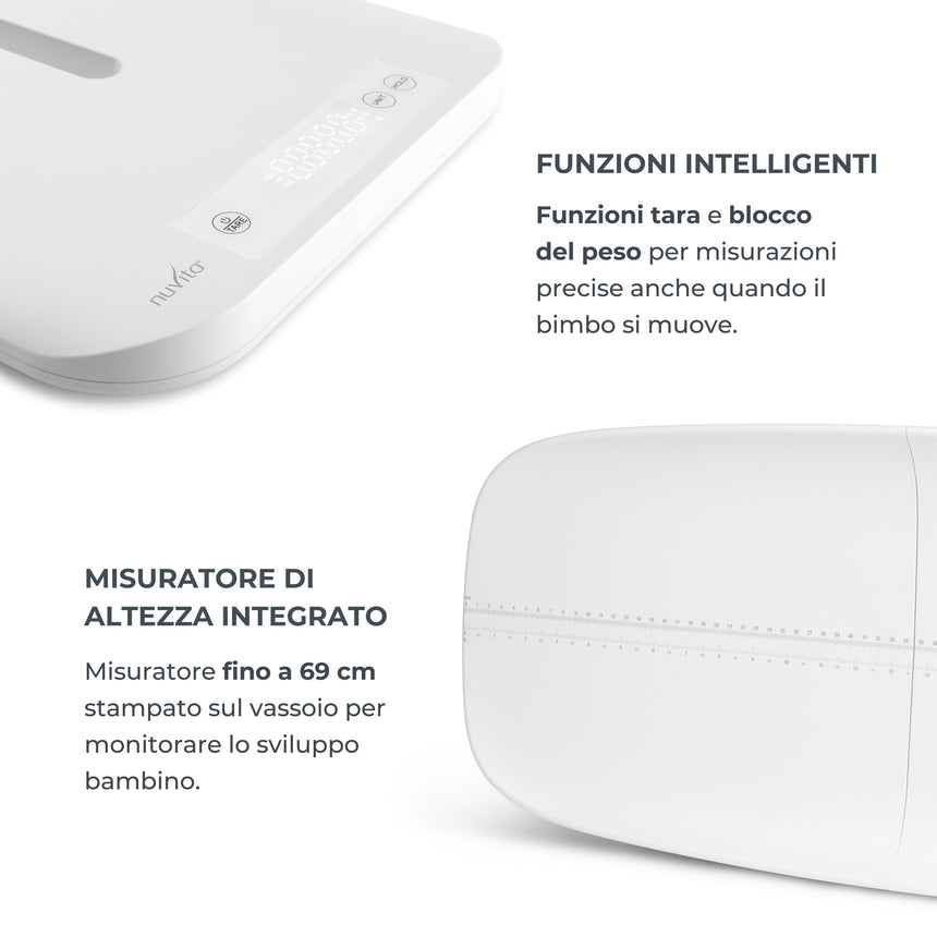 Nuvita Bilancia Smart Neonati e Gravidanza PrimiPesi Mum & Baby