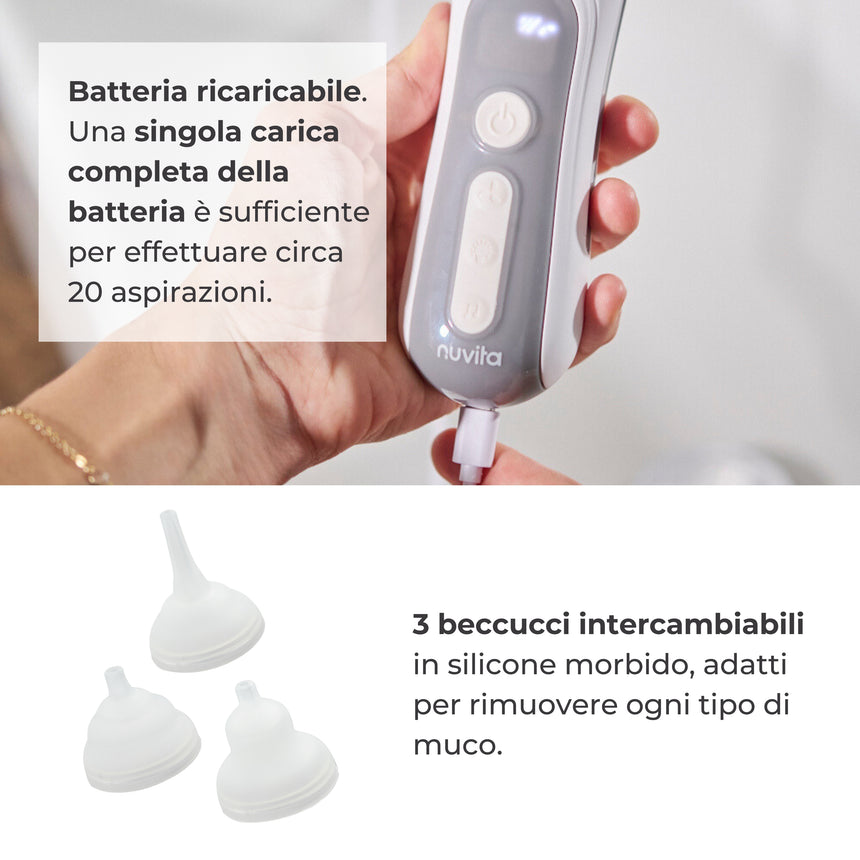 Nuvita Aspiratore Nasale Elettrico
