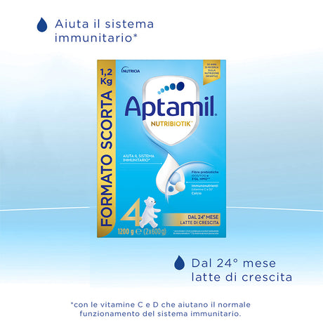 Aptamil Latte di Crescita 4 in polvere 1200 g (2x600 g)