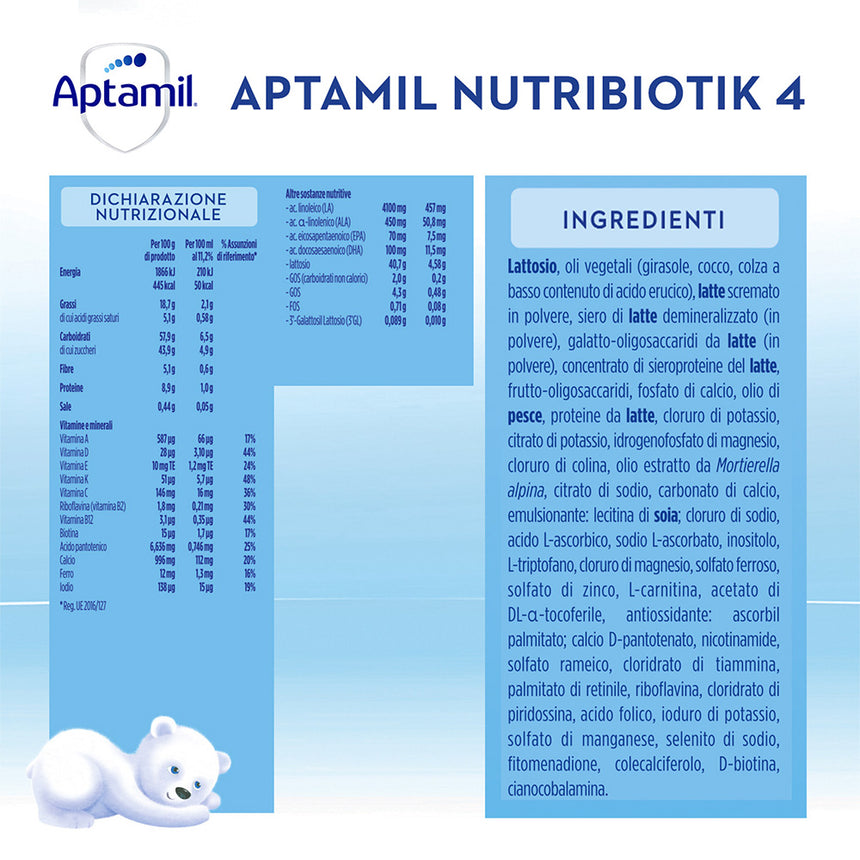 Aptamil Latte di Crescita 4 in polvere 1200 g (2x600 g)