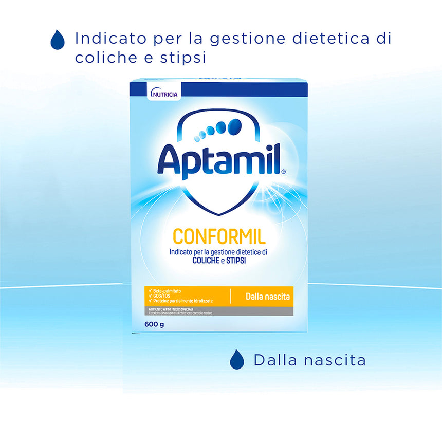 Aptamil Latte Anti Colica e Stipsi Conformil in polvere 600 g