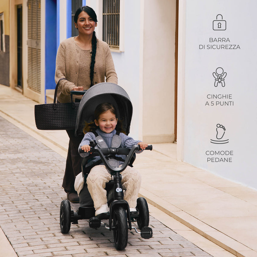 Kinderkraft Triciclo Evolutivo 5in1 Easytwist +9 mesi