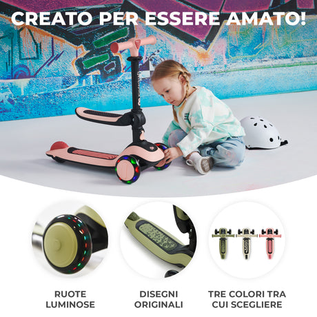 Kinderkraft Monopattino Halley +2 anni
