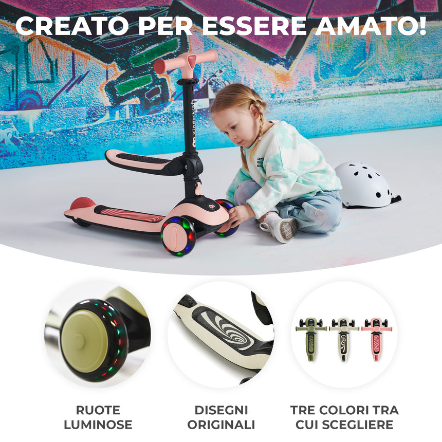 Kinderkraft Monopattino Halley +2 anni
