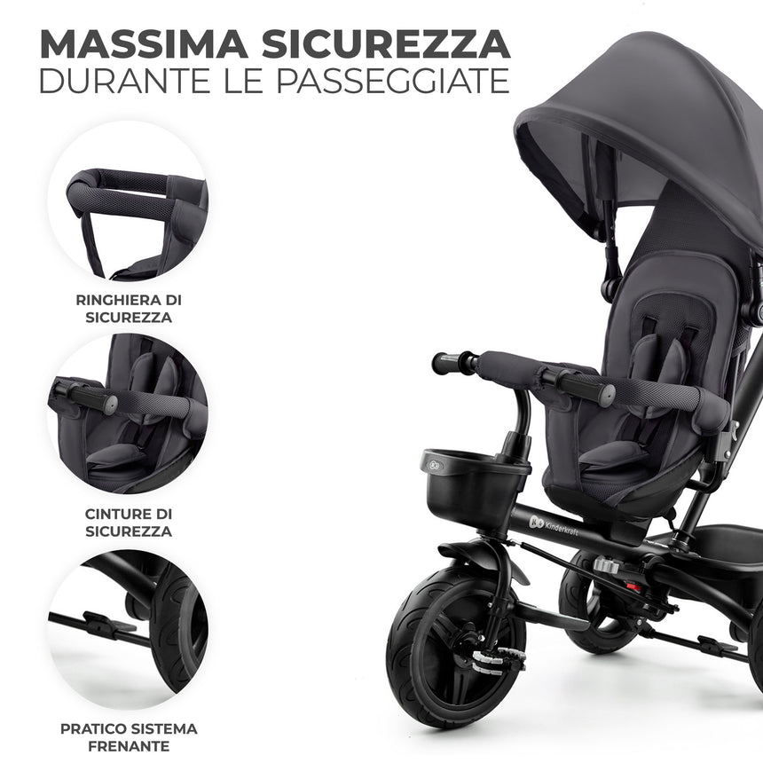 Kinderkraft Triciclo Evolutivo Aveo +9 mesi