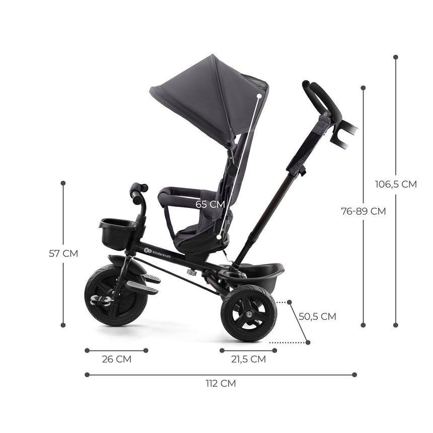 Kinderkraft Triciclo Evolutivo Aveo +9 mesi