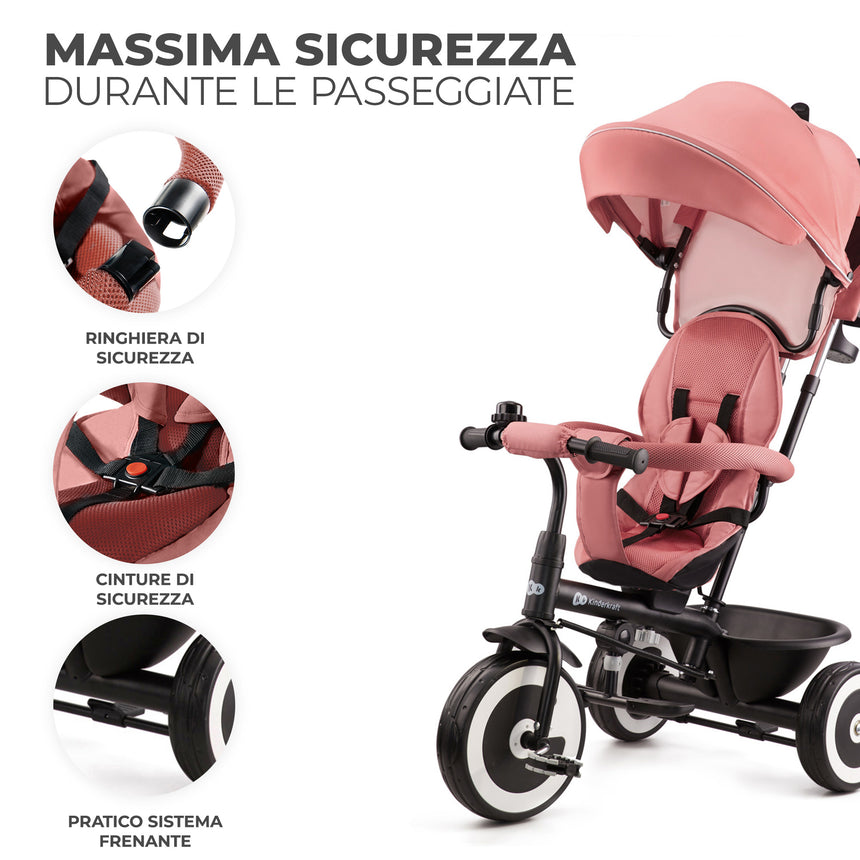 Kinderkraft Triciclo Evolutivo Aston +9 mesi