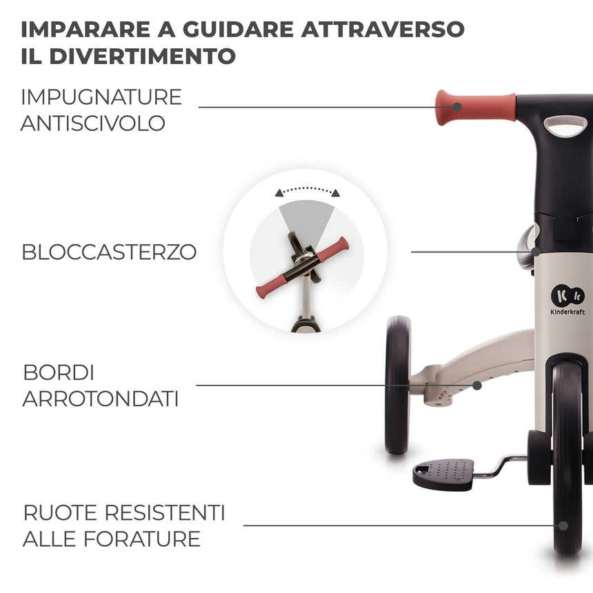 Kinderkraft Triciclo 3in1 4Trike +12 mesi
