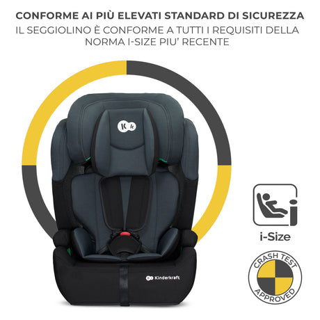 Kinderkraft Seggiolino Auto Comfort Up i-Size 76-150 cm