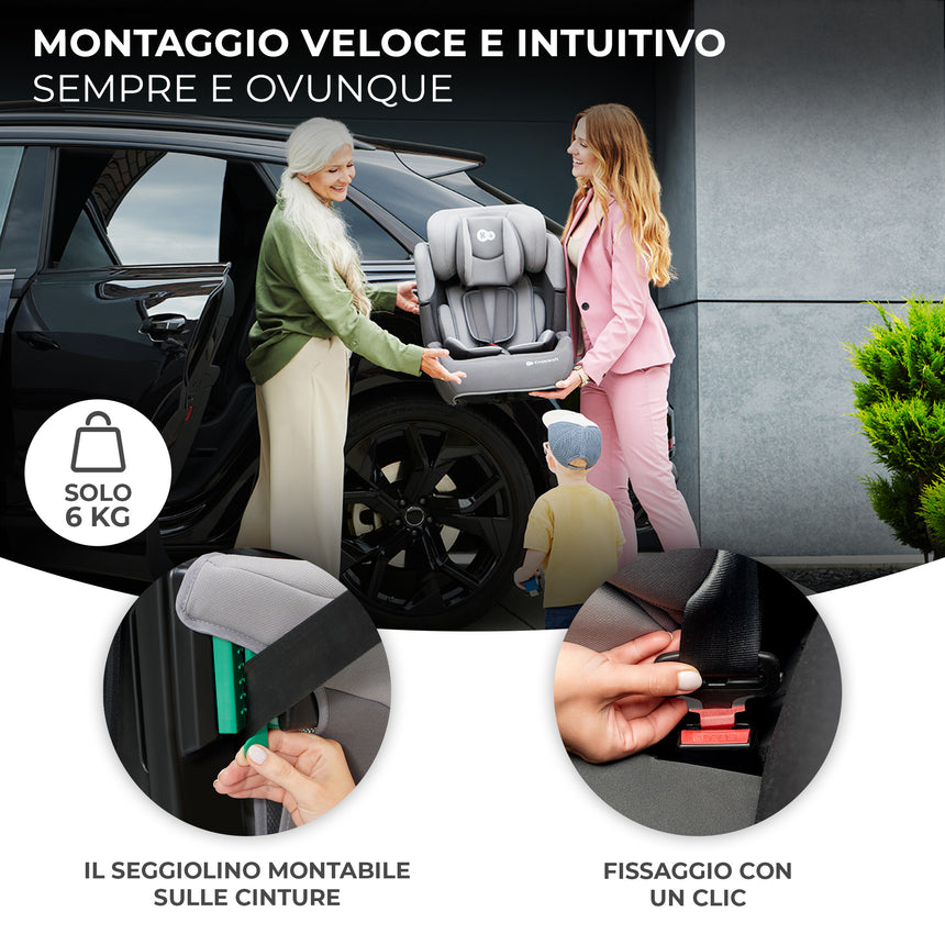 Kinderkraft Seggiolino Auto Comfort Up i-Size 76-150 cm