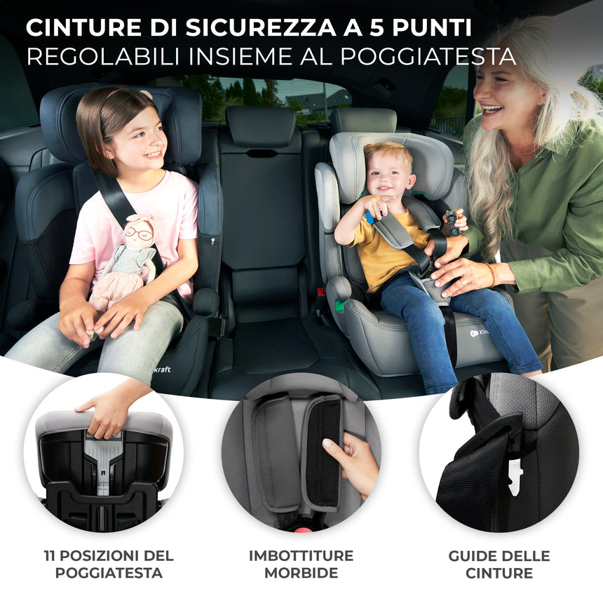 Kinderkraft Seggiolino Auto Comfort Up i-Size 76-150 cm