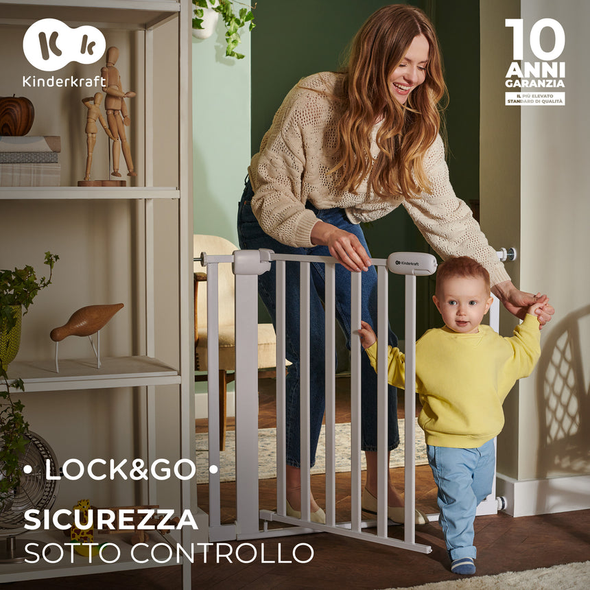Kinderkraft Cancelletto di Sicurezza Lock&Go