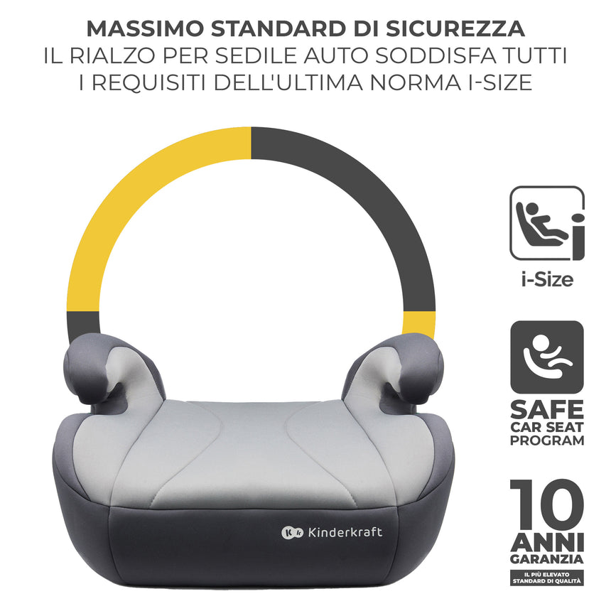 Kinderkraft Seggiolino Auto i-Boost i-Size 135-150 cm
