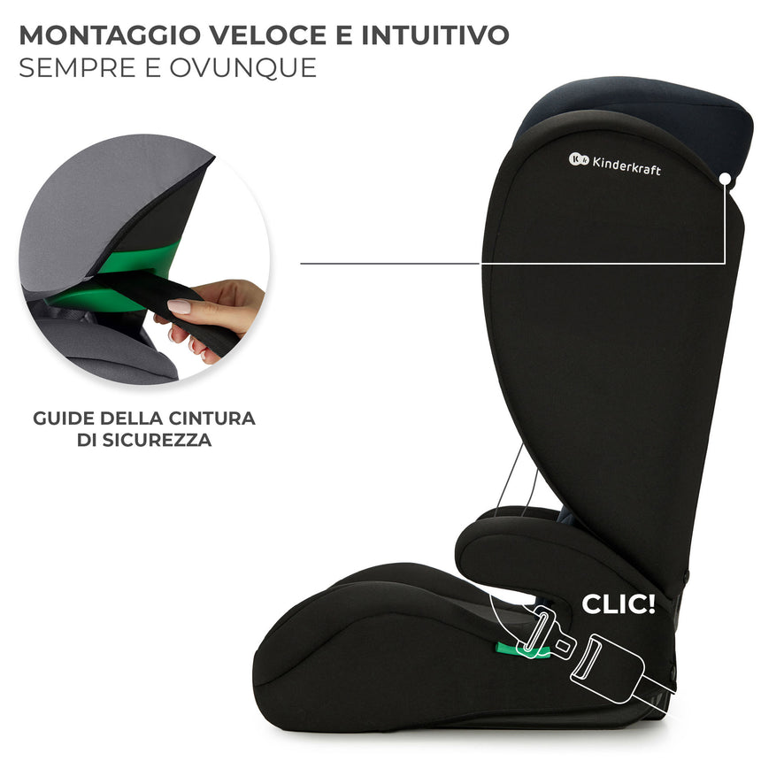 Kinderkraft Seggiolino Auto i-Spark i-Size 100-150 cm