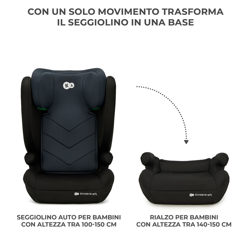 Kinderkraft Seggiolino Auto i-Spark i-Size 100-150 cm
