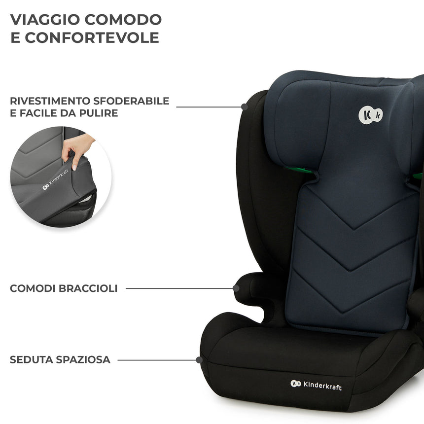 Kinderkraft Seggiolino Auto i-Spark i-Size 100-150 cm
