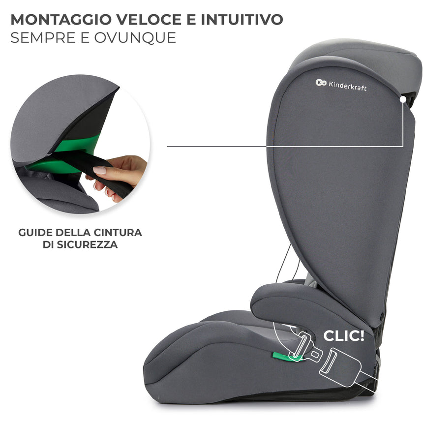 Kinderkraft Seggiolino Auto i-Spark i-Size 100-150 cm