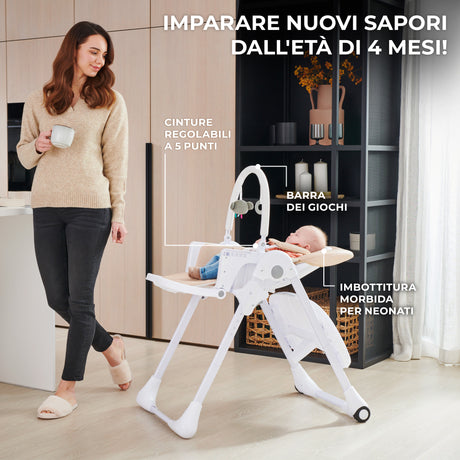 Kinderkraft Seggiolone Sdraietta 2in1 Tummie