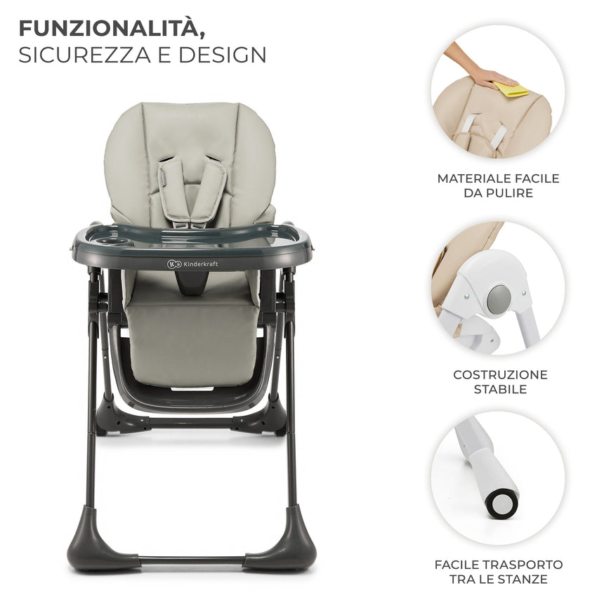 Kinderkraft Seggiolone Sdraietta 2in1 Tummie