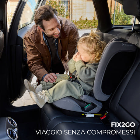 Kinderkraft Seggiolino Auto Fix2Go i-Size 76-150 cm