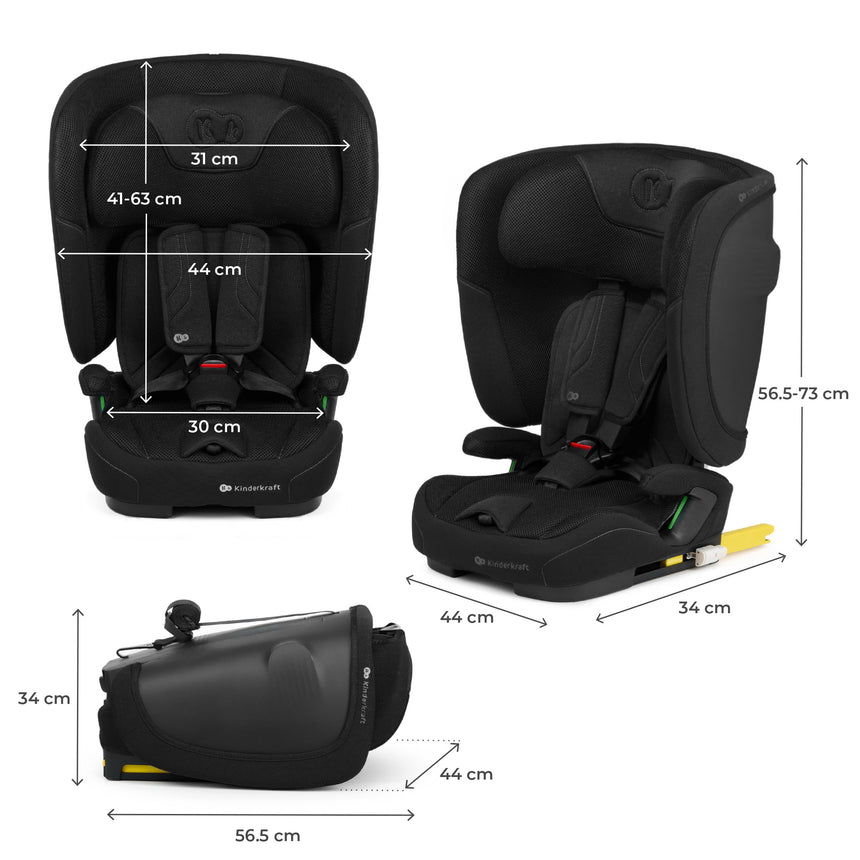 Kinderkraft Seggiolino Auto Fix2Go i-Size 76-150 cm