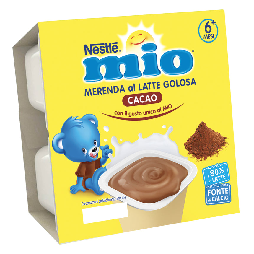 Nestlé MIO Merenda al Latte Cacao 400 g (4x100 g)