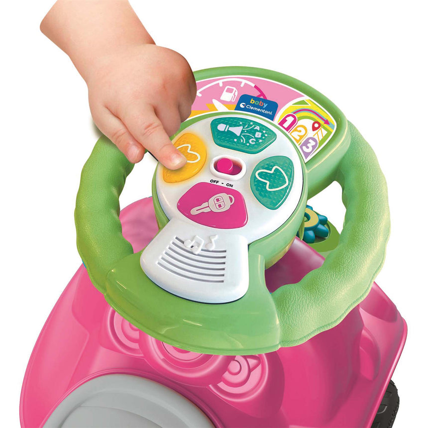 Baby Clementoni Auto Cavalcabile Sofia Pronti Via 3in1 12-36 mesi