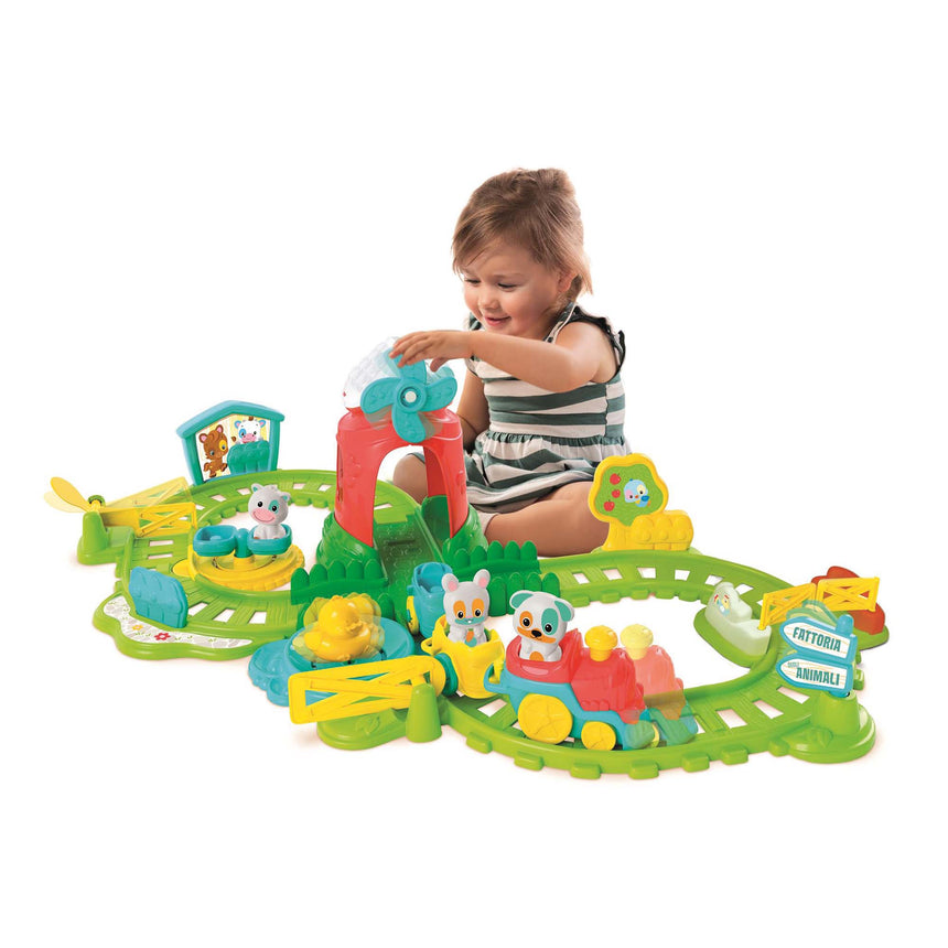 Baby Clementoni Playset Il Trenino in Fattoria +12 mesi