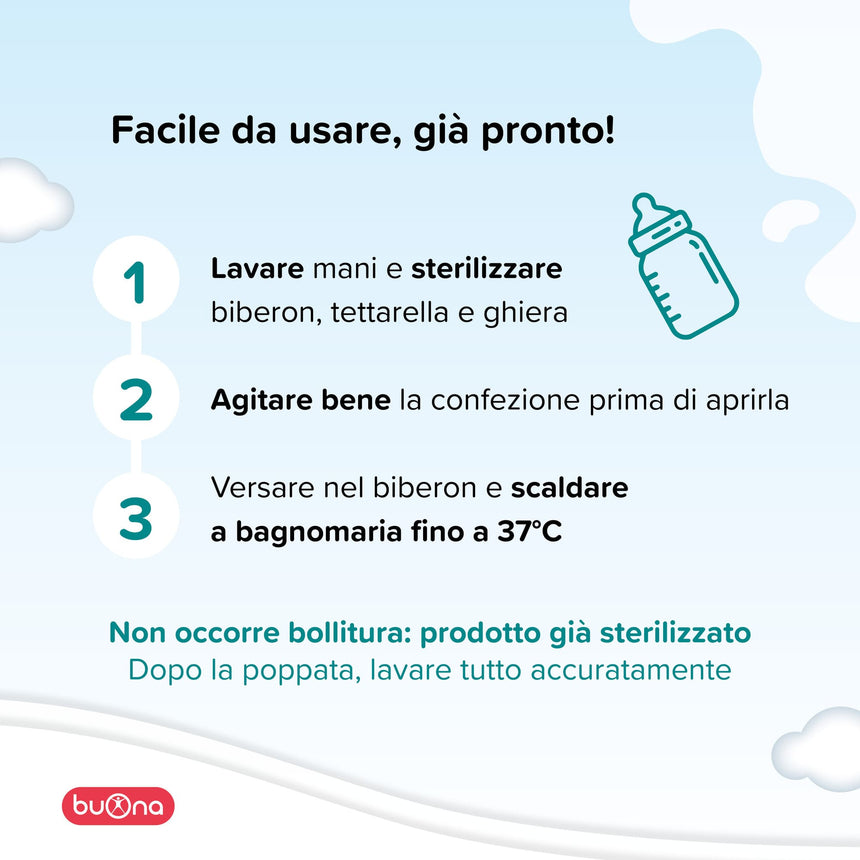 Buona Latte di Proseguimento BBmilk 0-12 mesi Bio liquido 500 ml