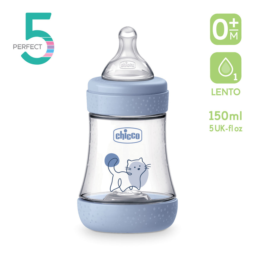 Chicco Biberon Anti-colica Perfect 5 +0 mesi Flusso Lento 150 ml