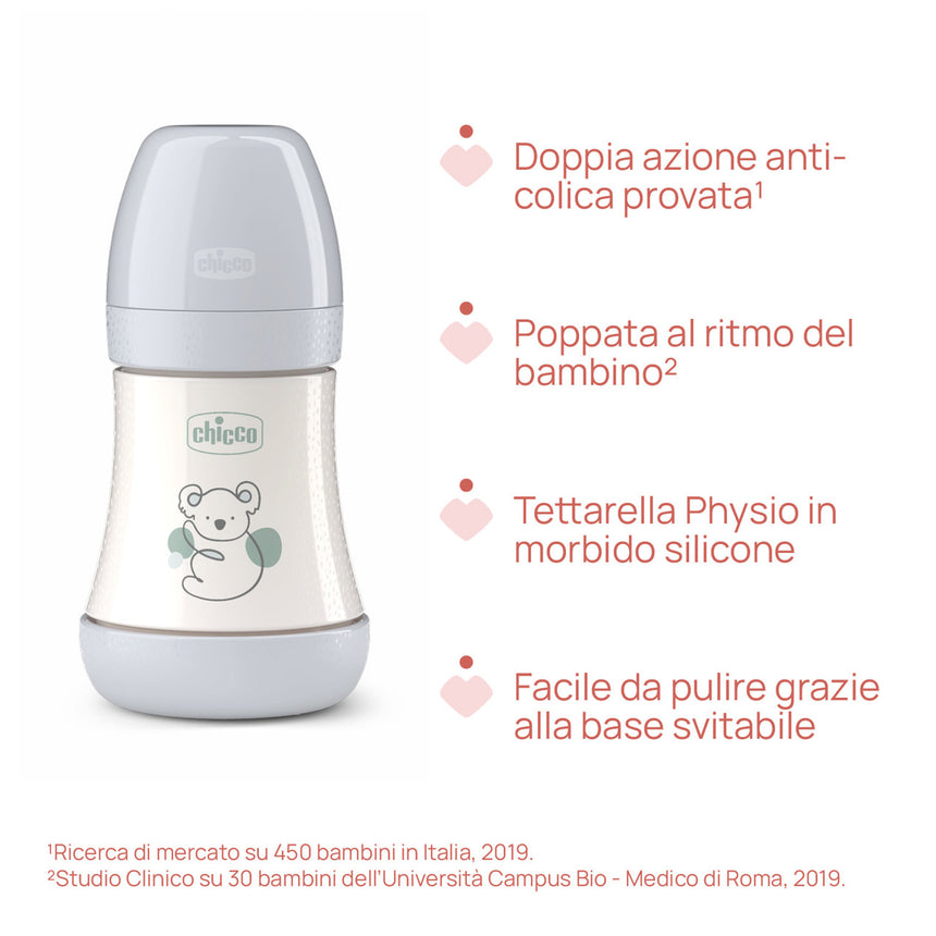 Chicco Biberon Anti-colica Perfect 5 +0 mesi Flusso Lento 150 ml