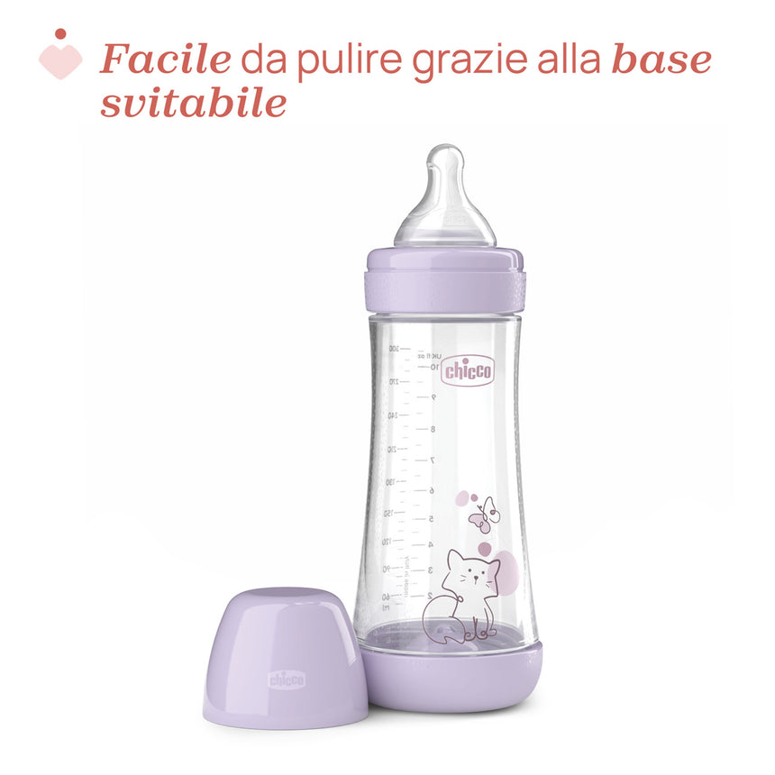 Chicco Biberon Anti-colica Perfect 5 +4 mesi Flusso Rapido 300 ml