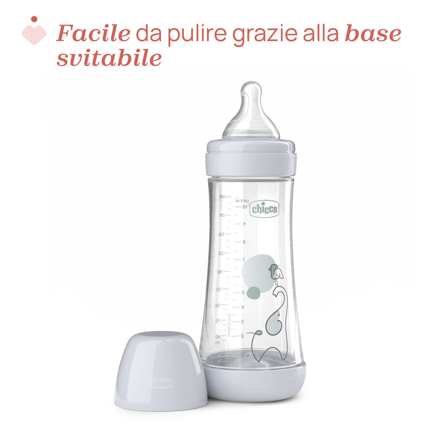 Chicco Biberon Anti-colica Perfect 5 +4 mesi Flusso Rapido 300 ml