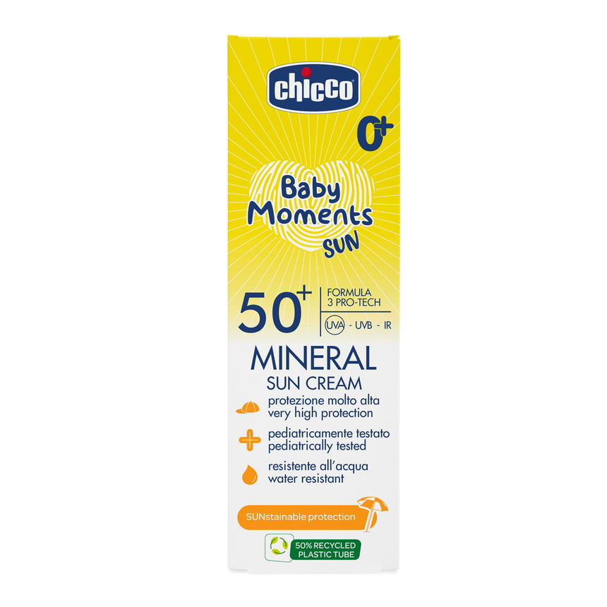 Chicco Crema Solare Mineral SPF 50+ Baby Moments Sun 75 ml