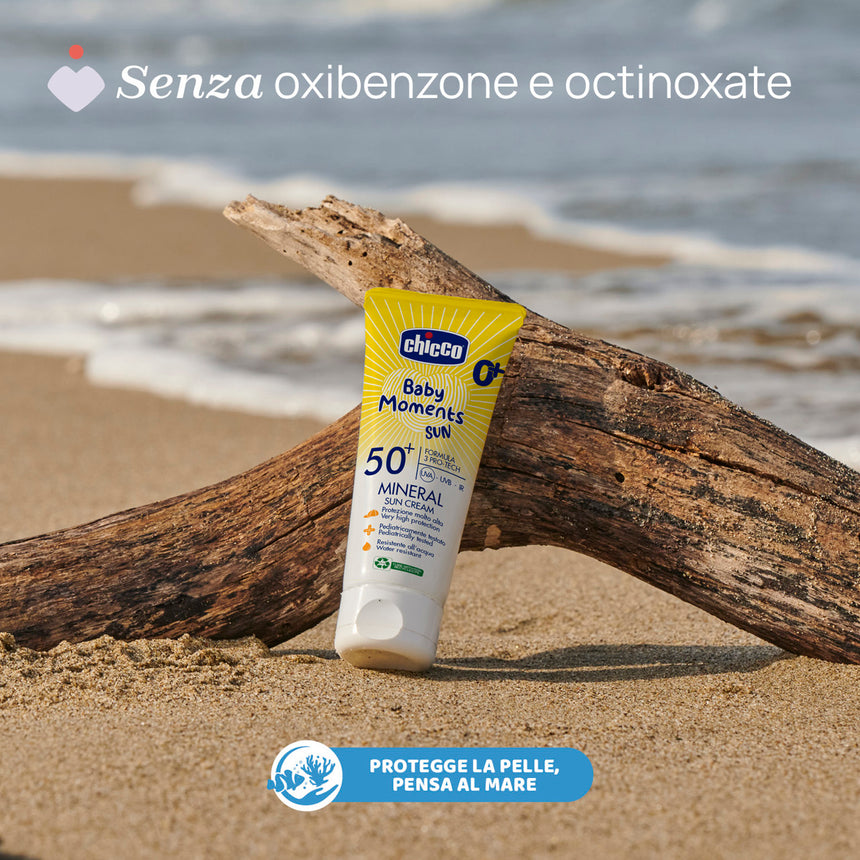 Chicco Crema Solare Mineral SPF 50+ Baby Moments Sun 75 ml
