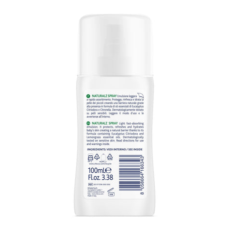 Chicco Spray Antizanzare alla Citronella NaturalZ 100 ml