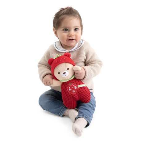 Chicco Peluche Interattivo Orsetto Fragola Trilingue +6m